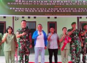 Bakhtiar Sibarani Resmikan Rumah Dinas Koramil 01/Barus