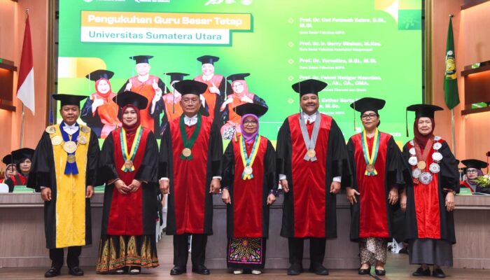 USU Miliki 228 Guru Besar, Prof Muryanto Amin: Jadilah Simbol Perubahan Nyata Di Tengah Masyarakat