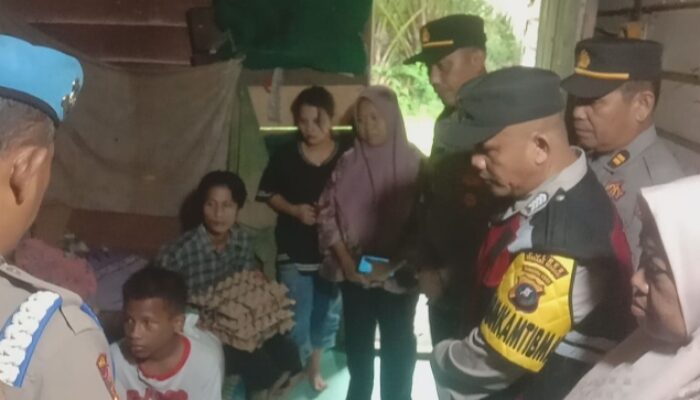 Kapolsek Perbaungan Bantu Warga Kurang Mampu Di Desa Sei Buluh