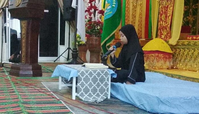 Jelang MTQ Aceh, Lantunan Ayat Suci Al-Quran Membahana Di Pendopo Wali Kota Langsa