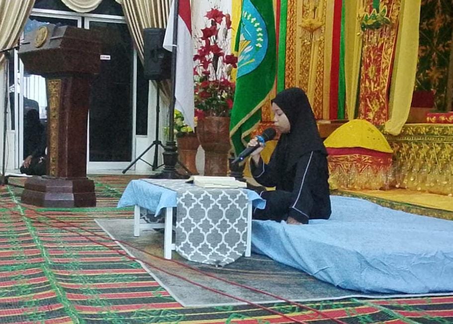 Jelang MTQ Aceh, Lantunan Ayat Suci Al-Quran Membahana Di Pendopo Wali Kota Langsa