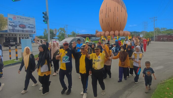 Saat Pidie Menyala Kuning Ribuan Warga Rayakan 61 Tahun Golkar Dengan Tawa Dan Langkah