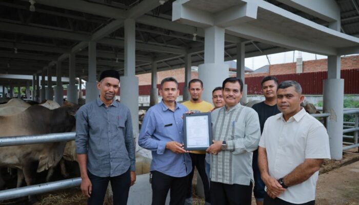 RPH Lambaro Aceh Besar Kini Miliki Sertifikat Halal, Siap Pasok Daging