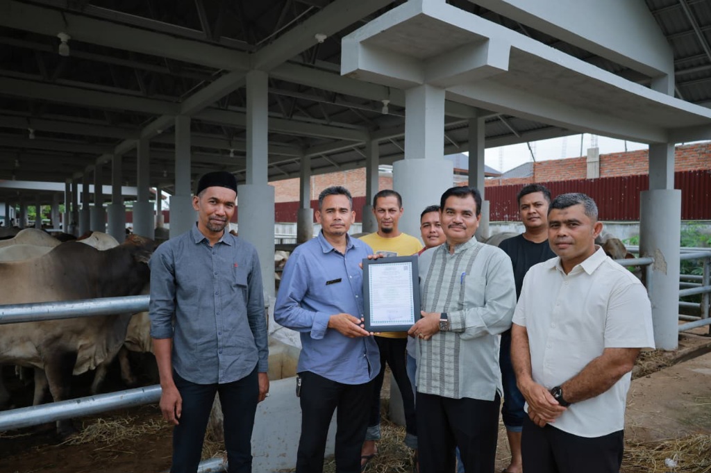 RPH Lambaro Aceh Besar Kini Miliki Sertifikat Halal, Siap Pasok Daging
