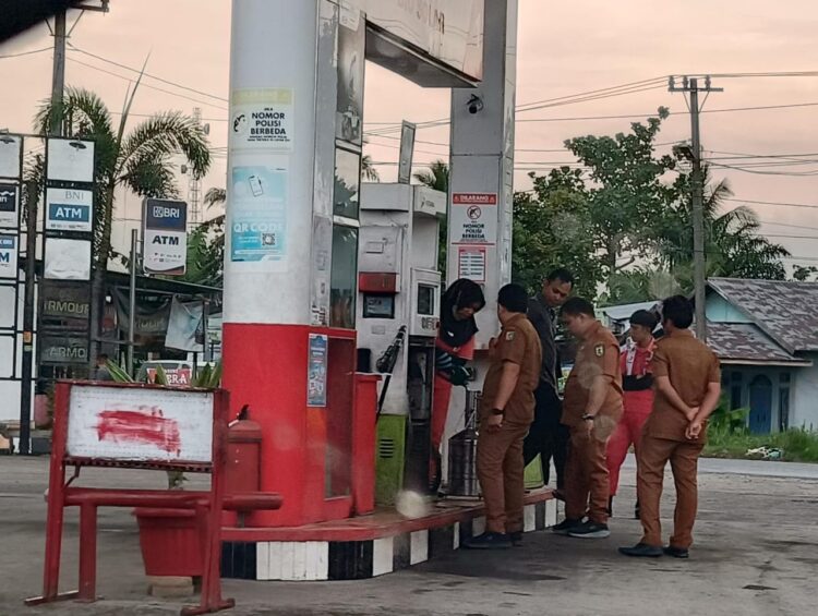 Disperindag Sergai Segel Pompa Bio Solar SPBU Suka Damai