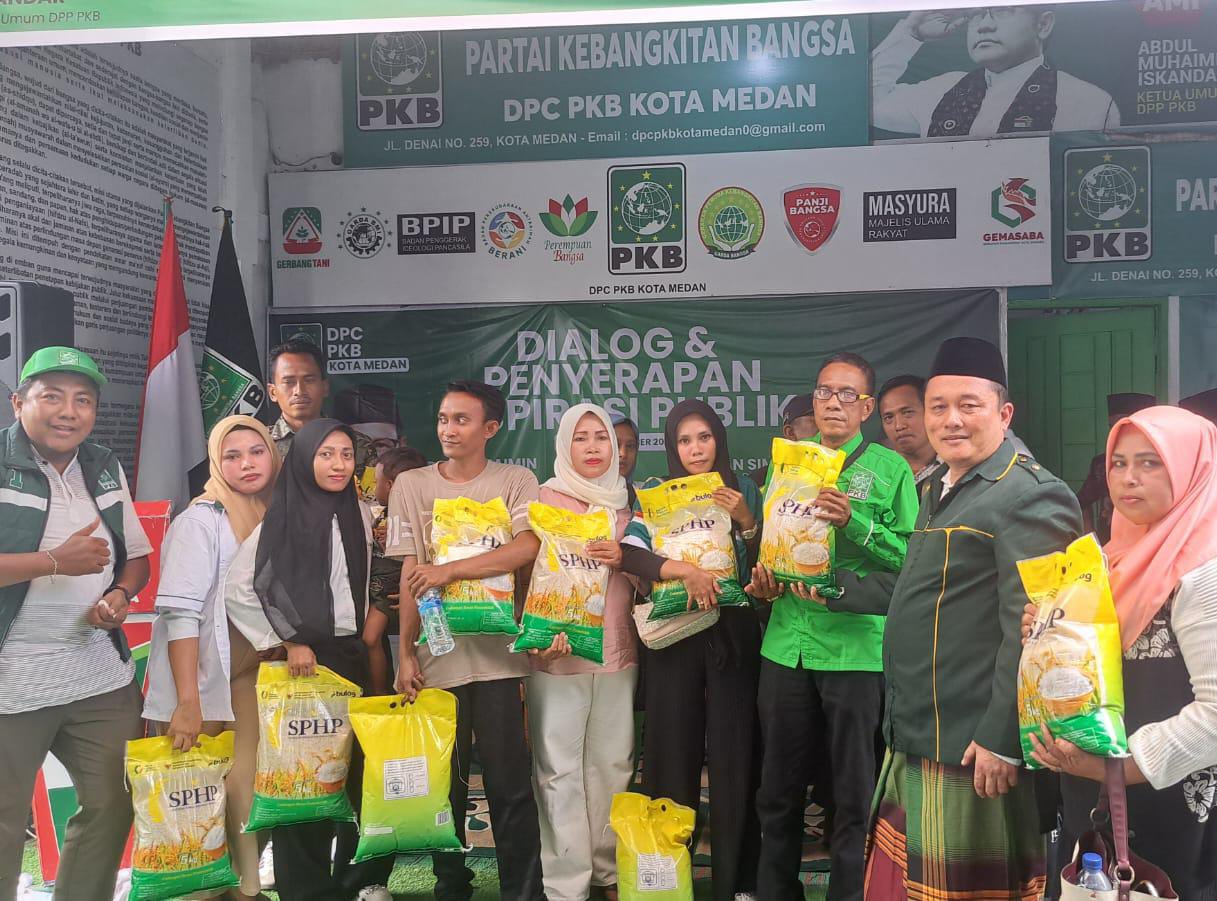 Pasar Murah Dan Bakti Sosial PKB Medan Bersama Gus Muhaimin, Warga Antusias