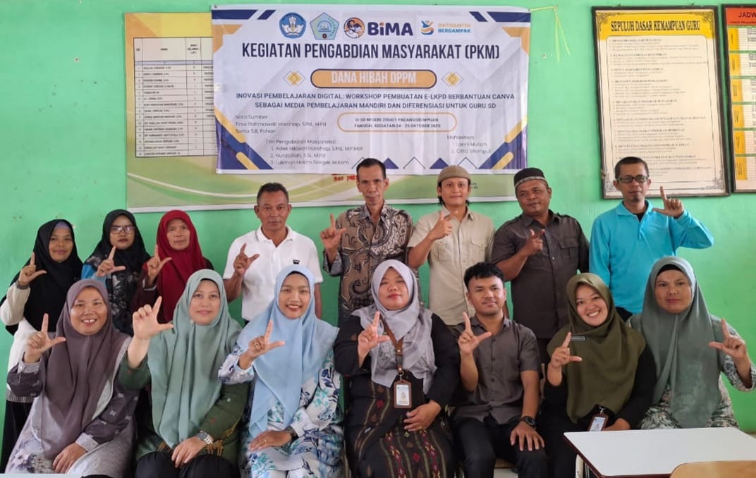 Berkat Inovasi E-LKPD Tim Dosen UGN, Guru SD Di P.Sidimpuan ‘Naik Kelas’