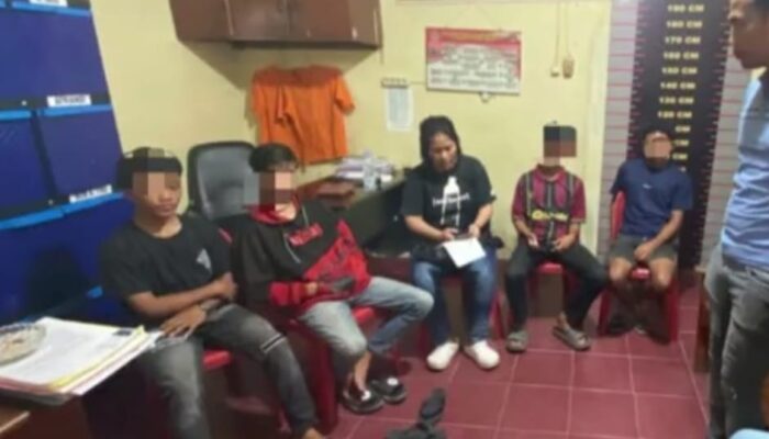 Para Pelaku Aniaya Dan Bully Pelajar Di Langkat Diamankan Polisi