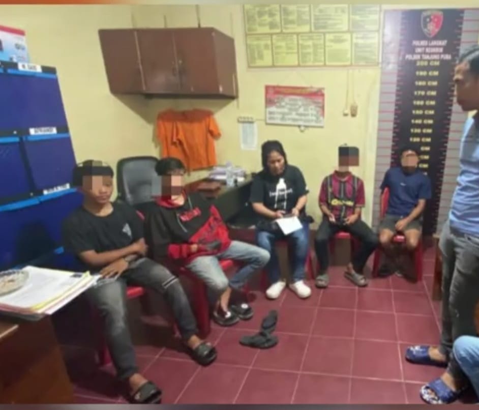 Para Pelaku Aniaya Dan Bully Pelajar Di Langkat Diamankan Polisi