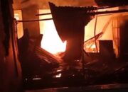 10 Kios Semi Permanen Pasar Terpadu Pajak Pagi Aceh Tenggara Ludes Terbakar