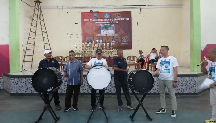 Ucok Ferry, MH Buka Piala BNN Marching Band Competition Kota Binjai 2025