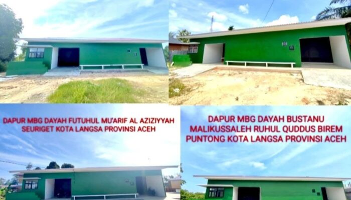 Proyek Dapur MBG Inkopontren, Rugikan Rekanan Langsa Rp6,4 Miliar