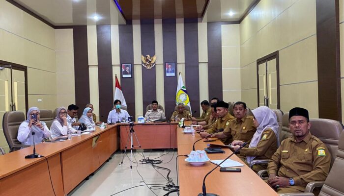 Bupati Aceh Besar Terima Tim Entry Meeting BPK RI Perwakilan Aceh