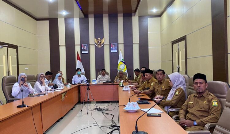 Bupati Aceh Besar Terima Tim Entry Meeting BPK RI Perwakilan Aceh