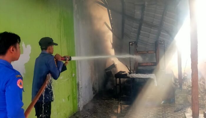 Gudang Kesbangpol Binjai Terbakar