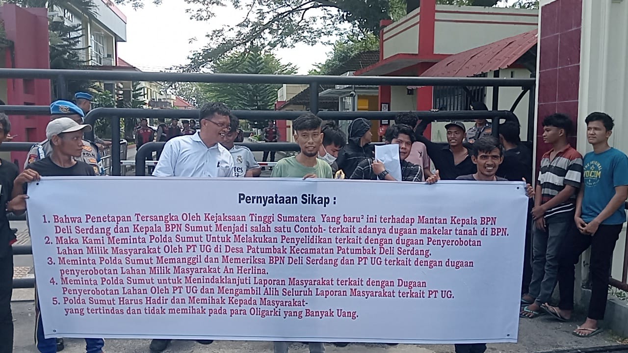 P3H Minta Poldasu Ungkap Mafia Tanah Penyerobot Lahan Milik Herlina Sinuhaji
