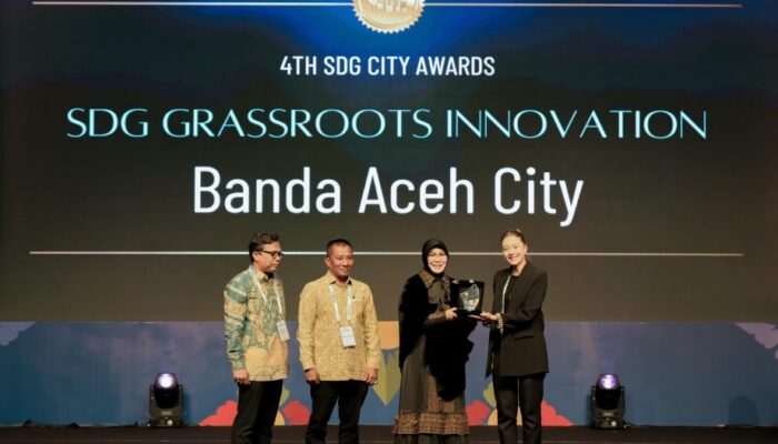 Banda Aceh Raih Penghargaan Internasional CityNet SDG 2025