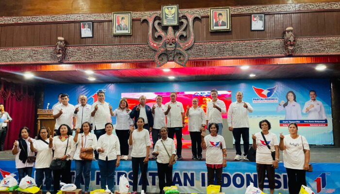Perindo Sumut Rayakan HUT ke-11 di Tarutung