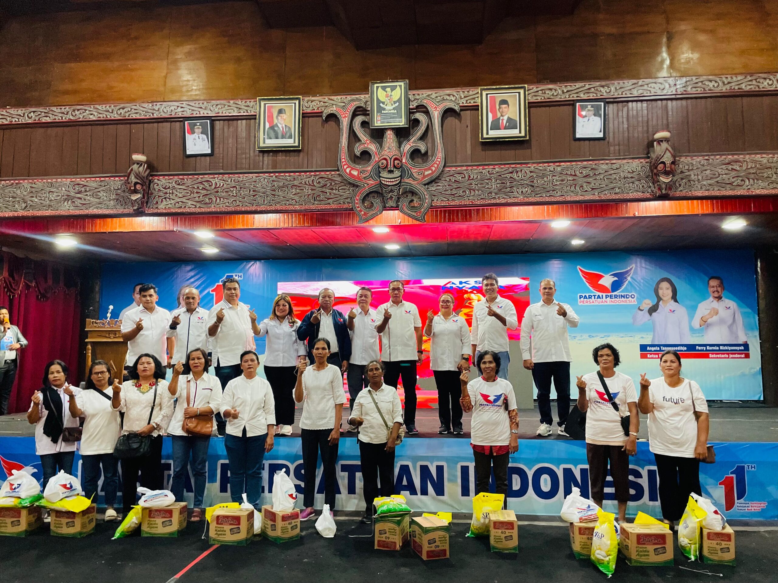 Perindo Sumut Rayakan HUT ke-11 di Tarutung