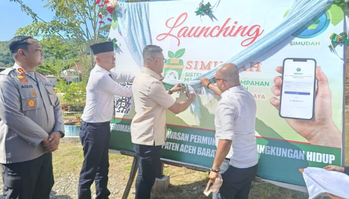 Bupati Abdya Safaruddin Launching SIMUDAH