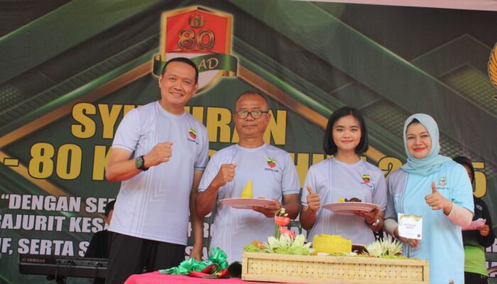 Syukuran HUT Ke-80 KESAD Di Makesdam I/BB Penuh Khidmat Dan Kebersamaan