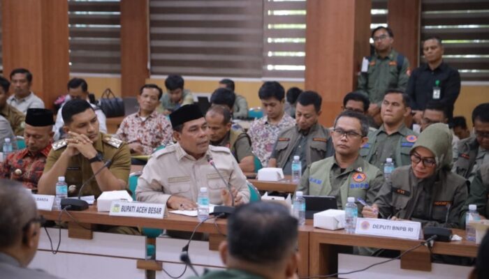Bupati Aceh Besar Harap Dukungan BNPB Atasi Kerentanan Bencana Dan Krisis Air