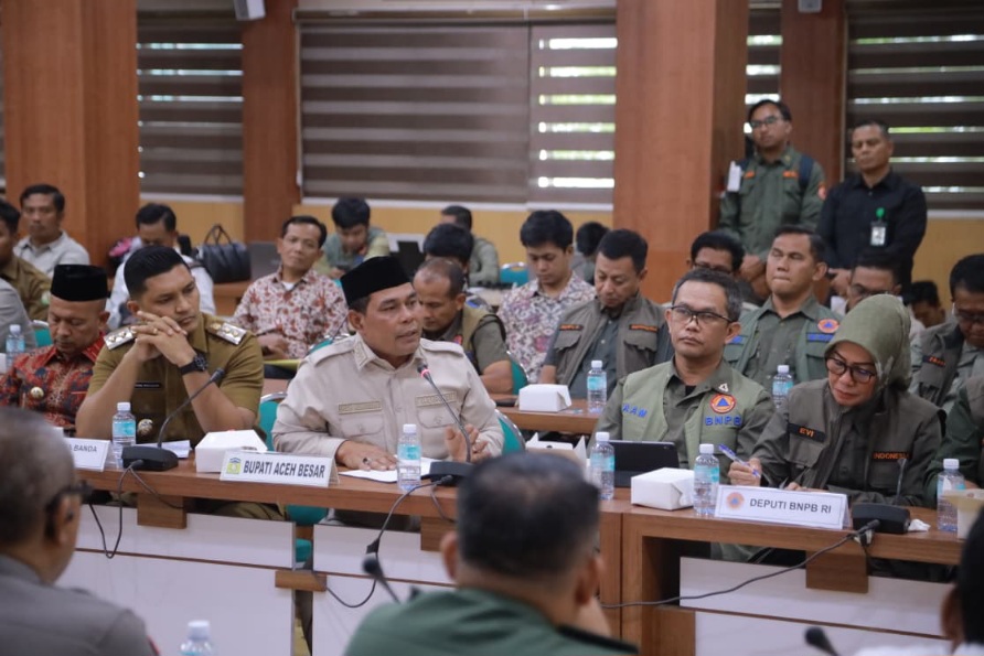 Bupati Aceh Besar Harap Dukungan BNPB Atasi Kerentanan Bencana Dan Krisis Air