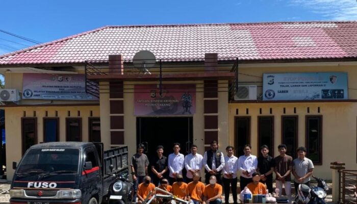 Polres Sabang Amankan Enam Tersangka Kasus Pencurian