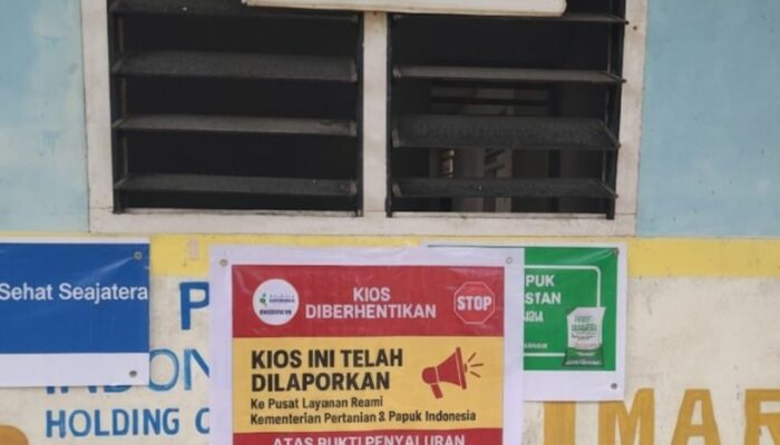 PT Pupuk Indonesia Cabut Izin Kios Pengecer Di Kota Gunungsitoli