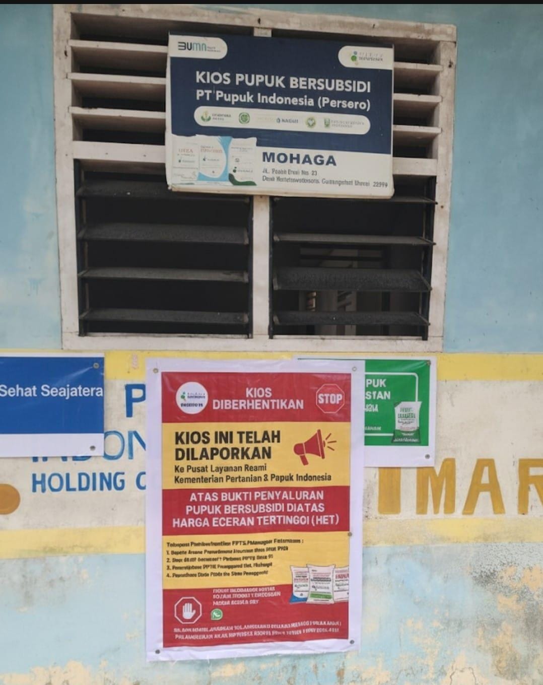 PT Pupuk Indonesia Cabut Izin Kios Pengecer Di Kota Gunungsitoli