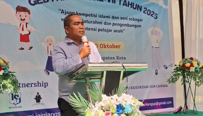 Warek I IAIN Langsa Buka Gebyar PGMI VII Tahun 2025