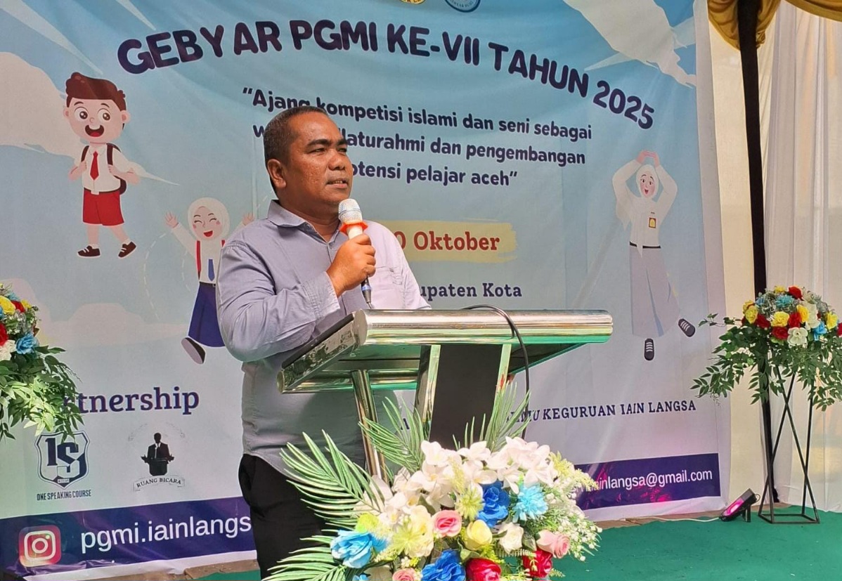 Warek I IAIN Langsa Buka Gebyar PGMI VII Tahun 2025