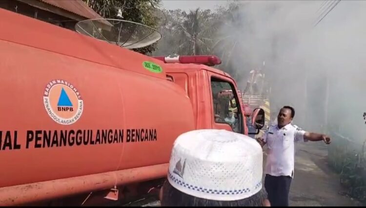 Tiga Rumah di Panyabungan Timur Ludes Terbakar
