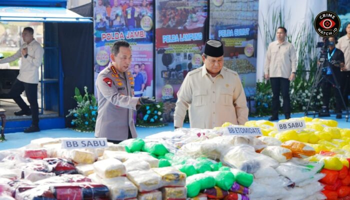 Presiden Pimpin Pemusnahan 214,84 Ton Narkoba, Polri Tegas Dukung Agenda Pasta Cita