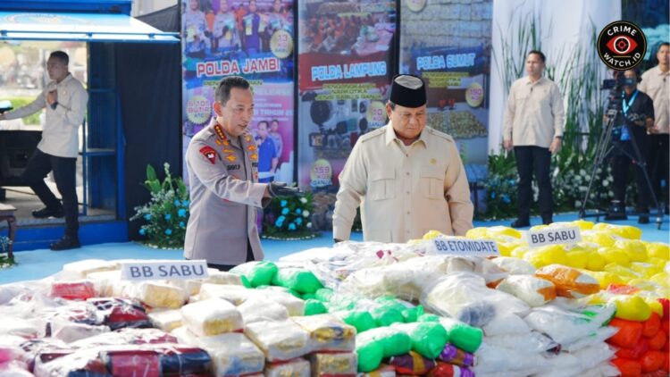 Presiden Pimpin Pemusnahan 214,84 Ton Narkoba, Polri Tegas Dukung Agenda Pasta Cita