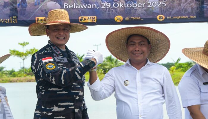 Pemkab Deliserdang Dukung Penuh Ketahanan Pangan Bersama TNI-AL
