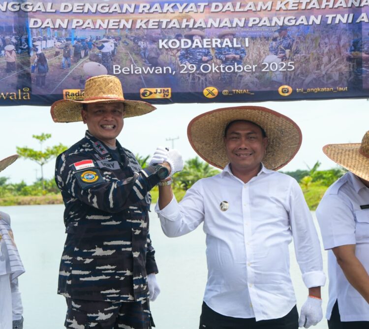 Pemkab Deliserdang Dukung Penuh Ketahanan Pangan Bersama TNI-AL