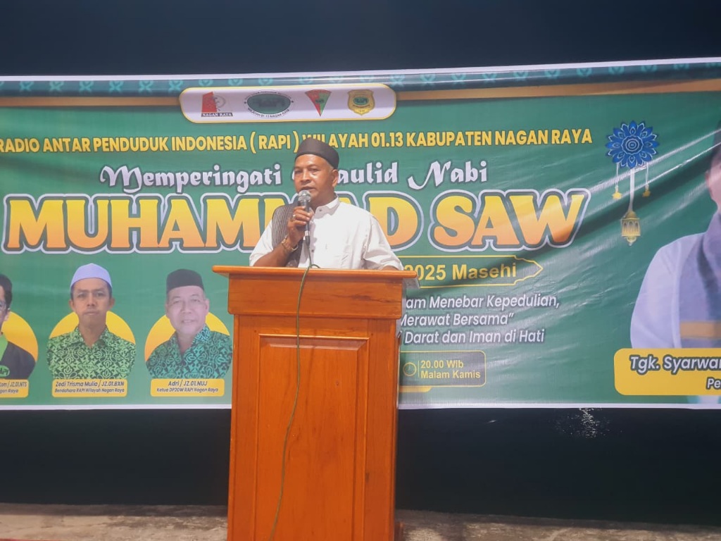 RAPI Nagan Raya Peringati Maulid Diisi Ceramah Tgk Syarwanidi