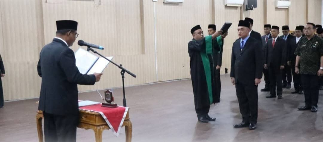 Wali Kota Lantik Pj Sekda Kota Binjai, Tegaskan Kerja Keras, Dedikasi, Tanggung Jawab Dan Loyalitas