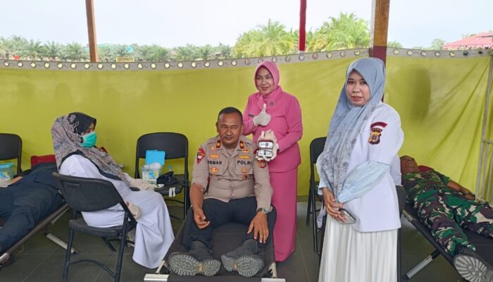 HUT Ke-80 Korps Brimob Polri, Yon C Pelopor Donor Darah