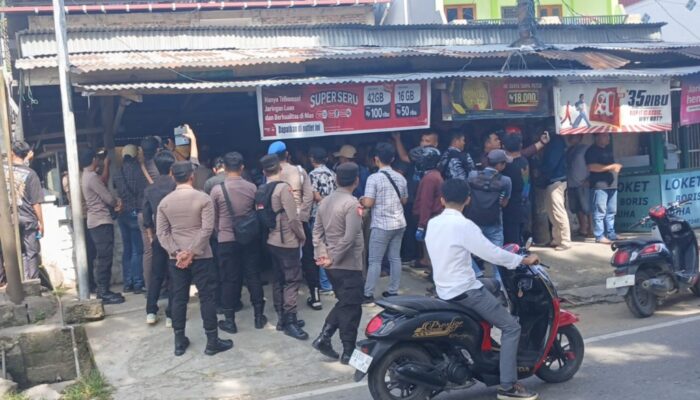 Keluarga Tergugat Protes Keras Saat Tim PN Gunungsitoli Lakukan Konstatering