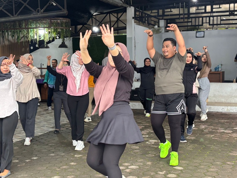 BRI BO Tanjungbalai Dorong Gaya Hidup Sehat Lewat Olahraga Bersama