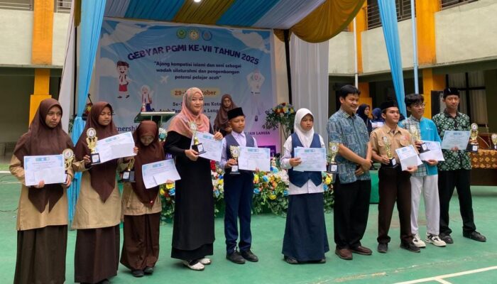 SD 2 Muhammadiyah Langsa Raih Dua Juara 1 Gebyar PGMI VII
