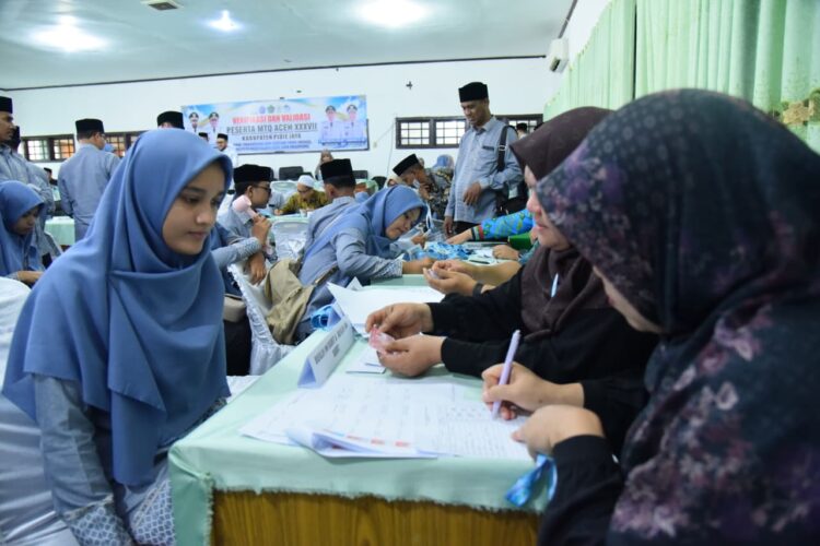 57 Peserta Kafilah Aceh Besar Lolos Verifikasi Faktual MTQ XXXVII Provinsi Aceh