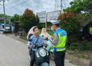 Kasat Lantas Polres Madina Imbau Pengendara Motor Selalu Gunakan Helm Demi Keselamatan