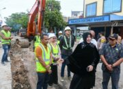 Illiza Tinjau Perbaikan Jalan A Majid Ibrahim