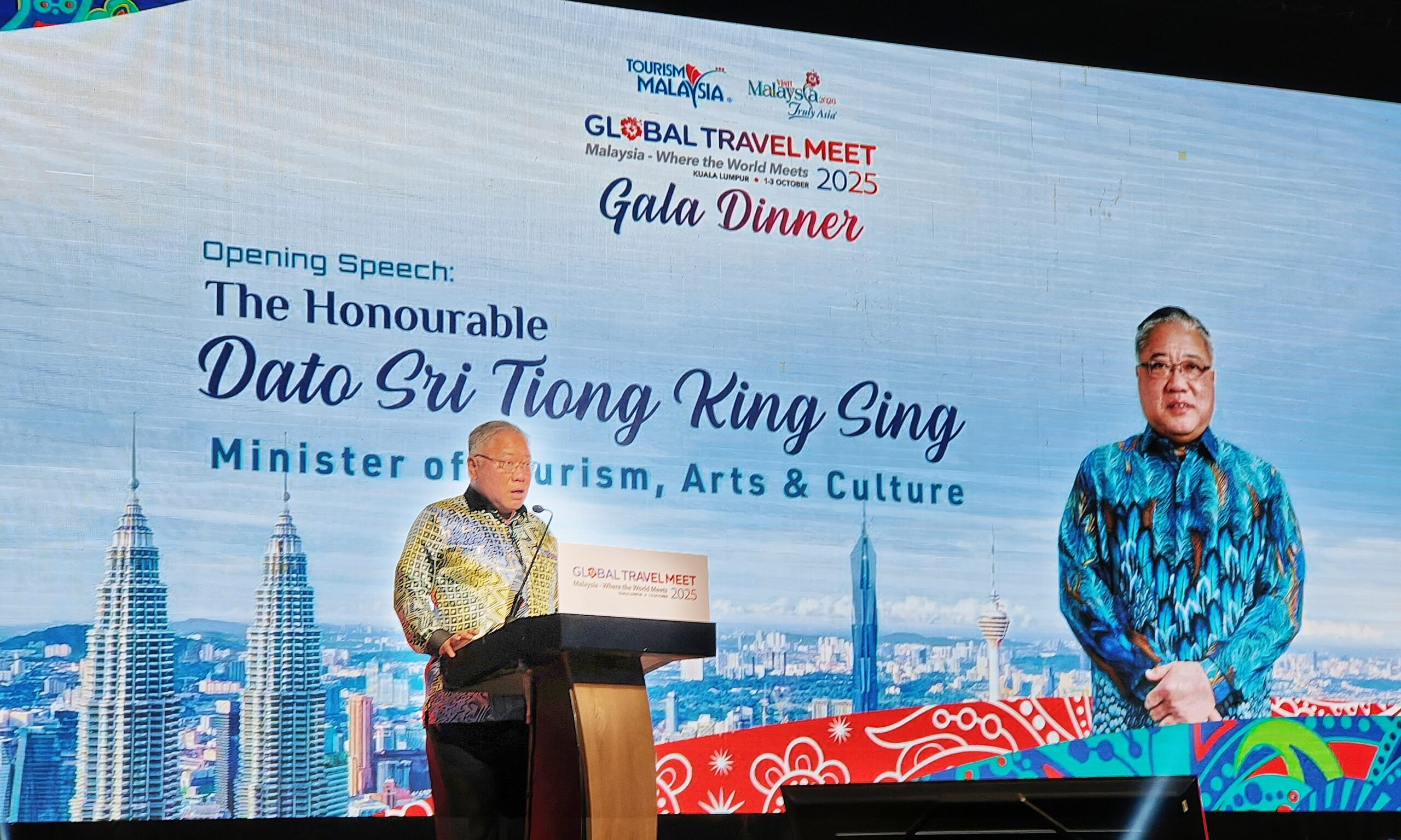 Gala Dinner GTM 2025, Malaysia Perkuat Lalu Lintas Pariwasata Dua Arah dan Aman