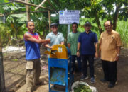 Tim PKM Polmed Hadirkan Mesin Pencacah Pakan Untuk Peternak Bebek Di Dusun Pondok Miri