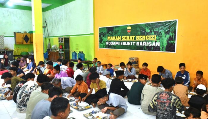 Kodam I/BB Salurkan 250 Paket MSB Untuk Anak Panti Di Deliserdang