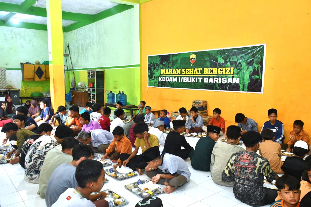 Kodam I/BB Salurkan 250 Paket MSB Untuk Anak Panti Di Deliserdang